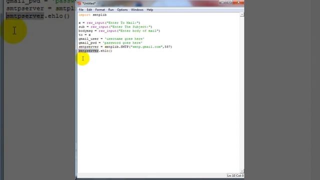 PYTHON LIBRARY TUTORIALS - 1 - SMTP - MAIL SENDING смотреть онлайн