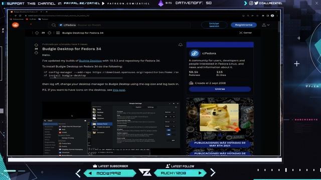 Instalar Escritorio Budgie en Fedora 34/35/36 смотреть онлайн
