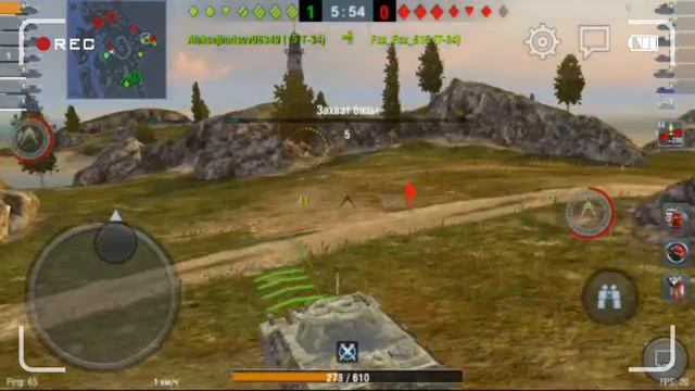 Настоящие танки пошли! Летсплей WOT Blitz #1 смотреть онлайн