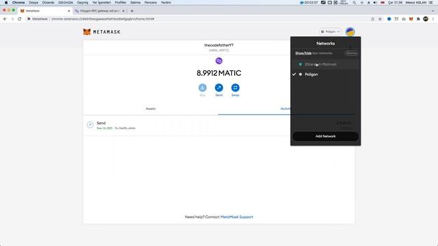 Polygon Network CHAIN ID ERROR - ÇÖZÜMÜ [ METAMASK ] смотреть онлайн
