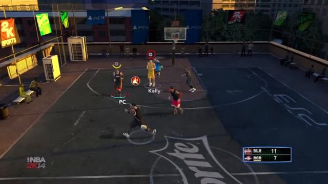 NBA 2K14 Online - Blacktop - 3v2 Handicap Match! (NBA 2K14 Multiplayer Let's Play) смотреть онлайн