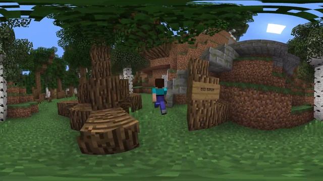 Flying Cursed Thomas EXE in Minecraft 360° смотреть онлайн