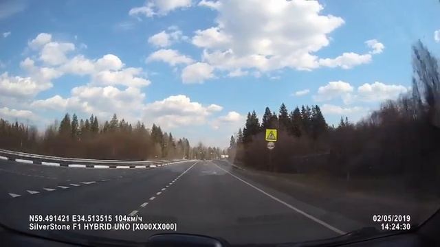 Автодорога А-114: Вологда - трасса "Кола". 2 мая 2019 смотреть онлайн