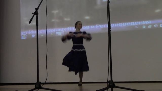 День Факультета ФИЯР МГУ: танец "Кадриль" - Елена Кузнецова смотреть онлайн