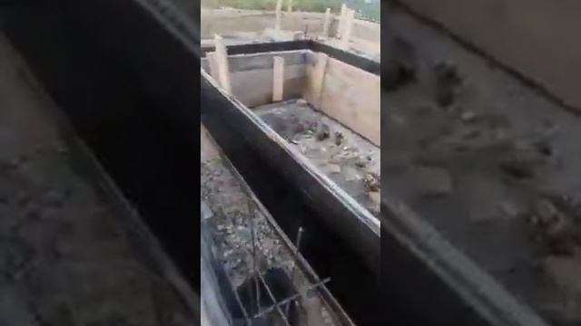 Ленточный фундамент 9 на 12 под дом с верандой Тюмень, район Козарово смотреть онлайн