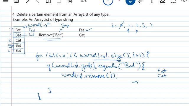 Remove certain objects from an ArrayList Algorithm 4 смотреть онлайн
