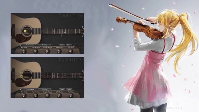 [VSTi] Shigatsu wa Kimi no Uso - Hikaru Nara (Guitar duo) смотреть онлайн
