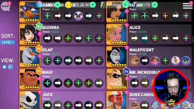 Kermit & Clawhauser Mod Upgrading Spree! | Disney Heroes: Battle Mode смотреть онлайн