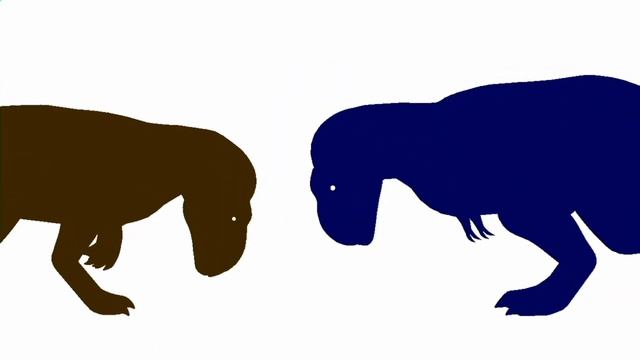 TRex V.S Carcharodontosaurus Stick Nodes Dinosaur Battle смотреть онлайн