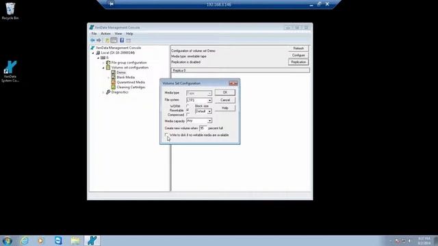 XenData SXL-1: Configuring Policies смотреть онлайн