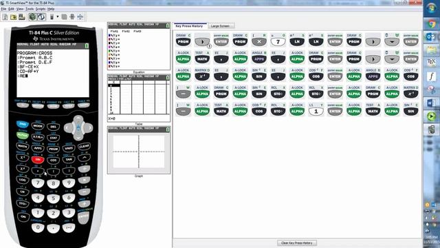 Programming the cross product on a TI84 смотреть онлайн
