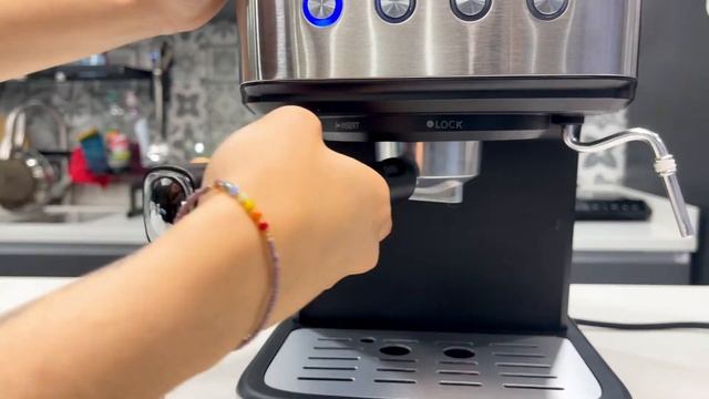 SANGKEE Cafetera Espresso/capuchino, Café Molido/cápsulas Nespresso