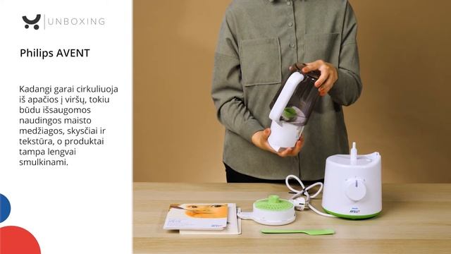 Garintuvas ir trintuvas 2 in 1 Philips AVENT смотреть онлайн