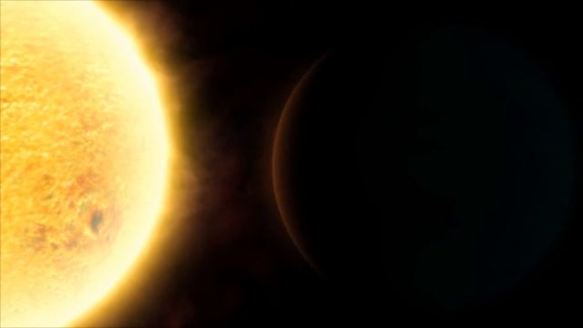 HD 189733b transiting its parent star (artist's impression).mp4 смотреть онлайн