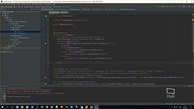 Spring+JavaFX+Hibernamte, part4 смотреть онлайн