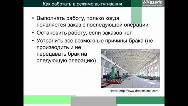 Урок 8 Азбука бережливого производства вытягивание смотреть онлайн