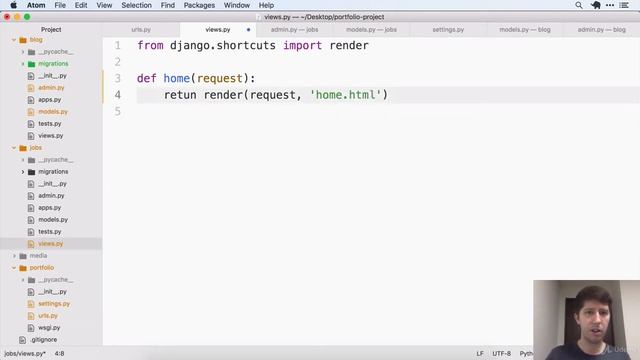 Django 2.2 & Python | Site 2 | Personal Portfolio | 10 Home Page смотреть онлайн