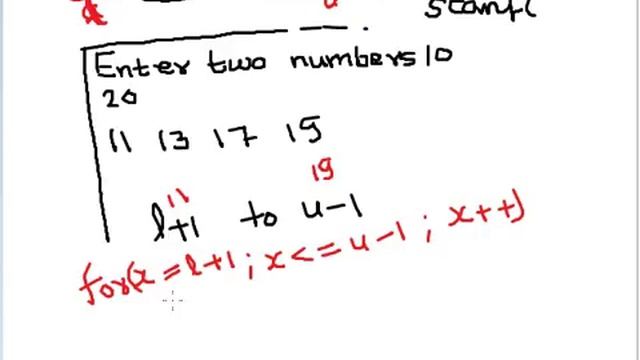 Program to print all prime numbers between two numbers in C смотреть онлайн