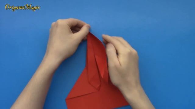 Как сделать Истребитель из бумаги А4 | Летающий оригами Самолет своими руками без клея смотреть онлайн