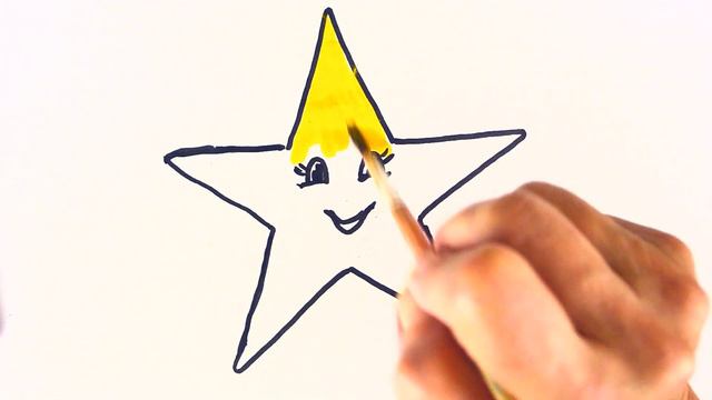рисунок звезды для детей | how to make star easily star drawing for kids смотреть онлайн