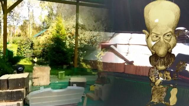Стол и лавка из спиленной черёмухи. смотреть онлайн