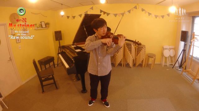 Paganini: 24 Caprices Op.1 - No.2 on Violin - Kazuhiro Takagi | My strings YouTube Channel / Japan смотреть онлайн