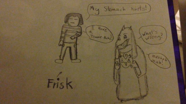 UnderTale - Frisk's Stomach Hurts смотреть онлайн