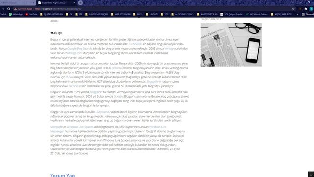MVC5 KİŞİSEL BLOG PROJESİ (SQL-MVC-BOOTSTRAP) смотреть онлайн
