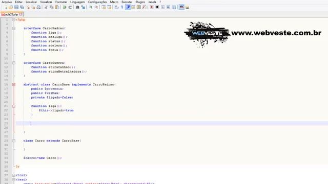 Curso de PHP #23 - Classes parte 4 (interface) смотреть онлайн