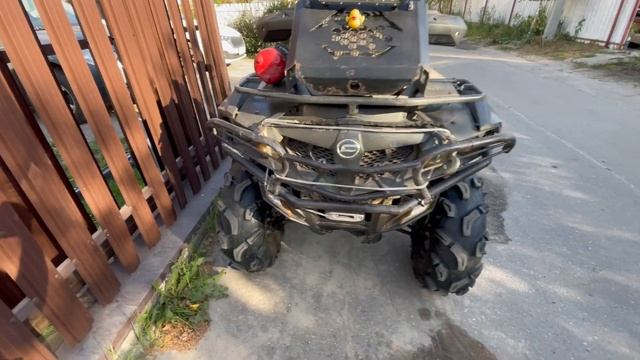 Квадроцикл CFMOTO CFORCE 500HO на 27" Maxxis Zilla смотреть онлайн