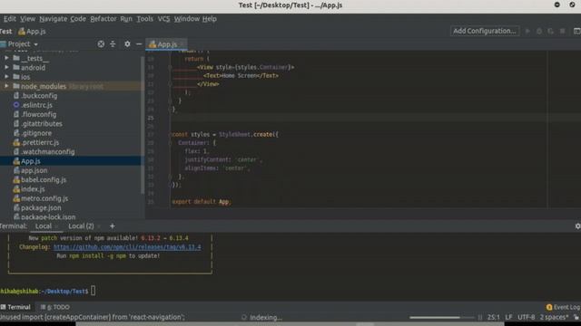 How to create Tab Navigation React Native With Code With Shihab. смотреть онлайн