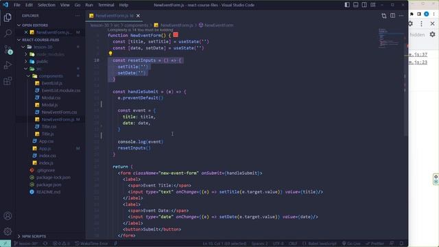 030. onSubmit & uuidv4 | React o'zbek tilida | React Darslari смотреть онлайн