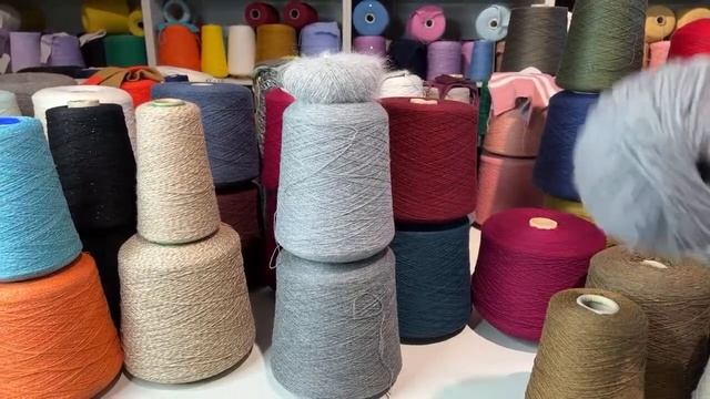 Новинки пряжи! Кашемир Loro Piana, лен с кашемиром, ангора с пайетками. смотреть онлайн