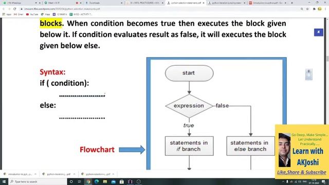 Python Selection Statements :: simple if , if..else statement in python | XI IP CS CBSE смотреть онлайн