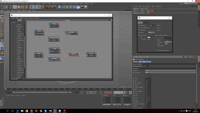 Cinema 4D - Красивая анимация текста из частиц смотреть онлайн