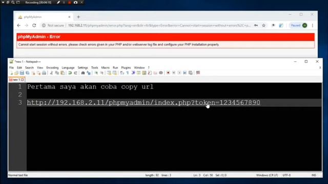 Cara Mengatasi Error phpMyadmin Cannot start session without errors смотреть онлайн