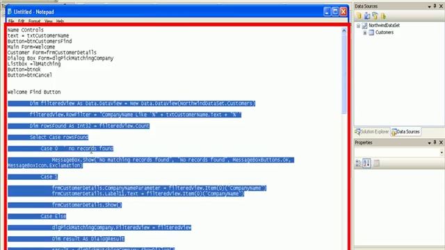 VB Dot Search SQL Server Database смотреть онлайн