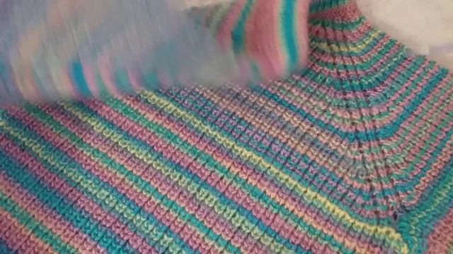 Пуловер "сказочный", рассказ о вязании. смотреть онлайн