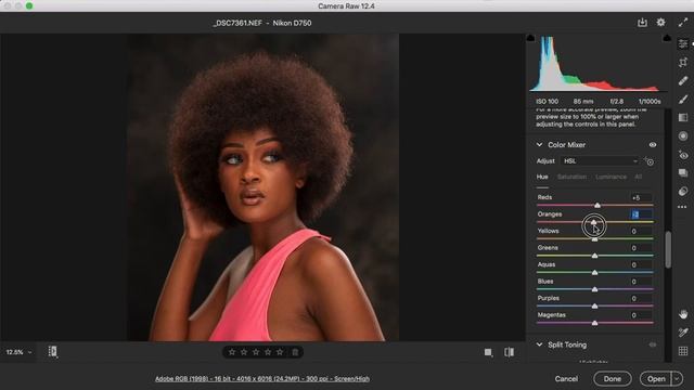 Edit Raw Photos & Make Them Pop In Photoshop | Camera Raw Color Grading Tutorial смотреть онлайн