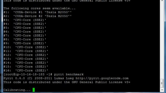 Pyrit on amazon EC2 dual Tesla GPU instance смотреть онлайн
