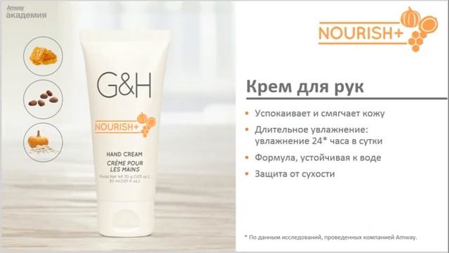 Озвученная презентация продуктов средств по уходу за телом линейки G&H от Amway. смотреть онлайн