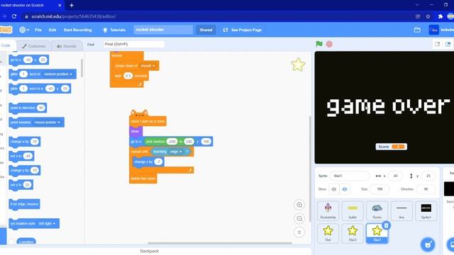 How to make a rocket shooter game p.4 final? смотреть онлайн