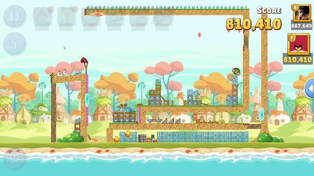 Angry Birds Friends Level 8 Tournament 982 three stars NO POWER-UP walkthrough 2021-09-25 смотреть онлайн