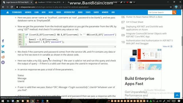 Implementasi Client Server PHP dan Android смотреть онлайн
