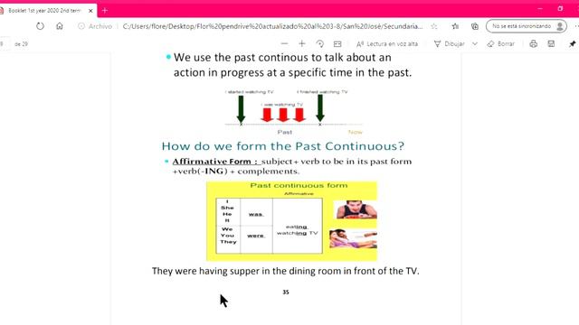 Past Continuous (pages 35 and 36) смотреть онлайн