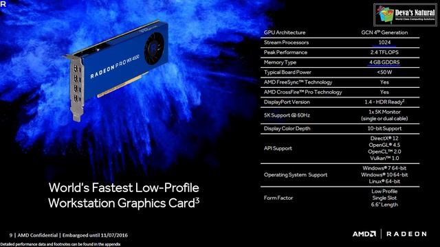 AMD RADEON PRO WX 4100 การ์ดจอสำหรับสายงานกราฟิกระดับเริ่มต้น ในราคาสุดคุ้ม смотреть онлайн