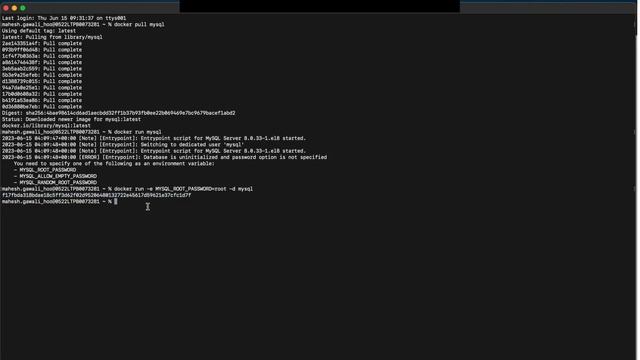 Live Tutorial: Docker Pull MySQL Image and Access Container from Terminal | Easy Setup смотреть онлайн