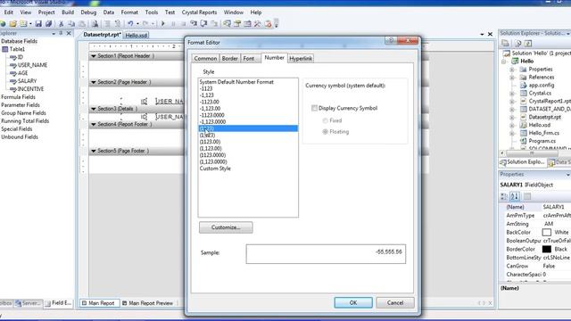 Crystal Report V- using DataSet in c# смотреть онлайн