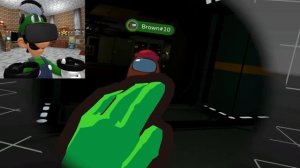 Luigi Plays: AMONG US VR