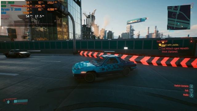 Cyberpunk 2077 : RTX 3060 12GB + Ryzen 5 3600 : Ultra Graphics, RTX ON смотреть онлайн